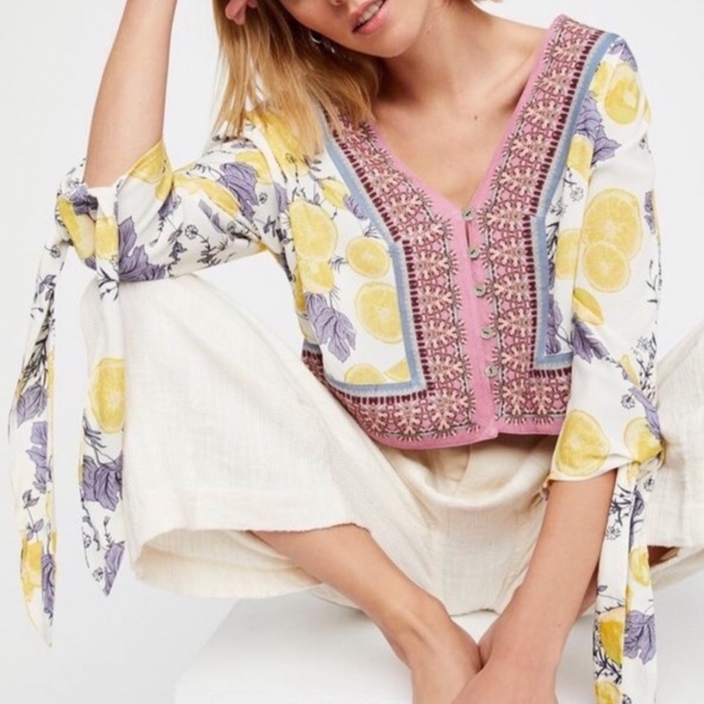 Free People Freshly Squeezed Crop Top - Picture 2 of 8